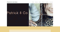 Desktop Screenshot of patrickandcohairsalon.com